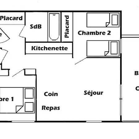 Les Saisies - 3 Pieces 6 Pers, Avec Wifi - Fr-1-293-295 Apartment